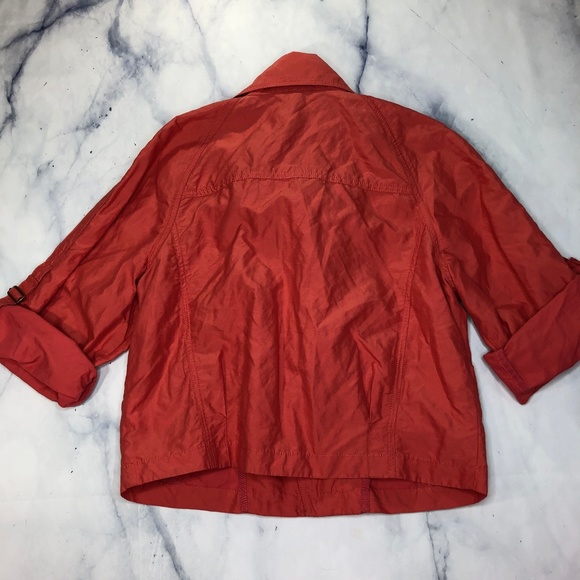 Cabi 913 Coral Pink Cropped Moto Scooter Jacket - Picture 5 of 8